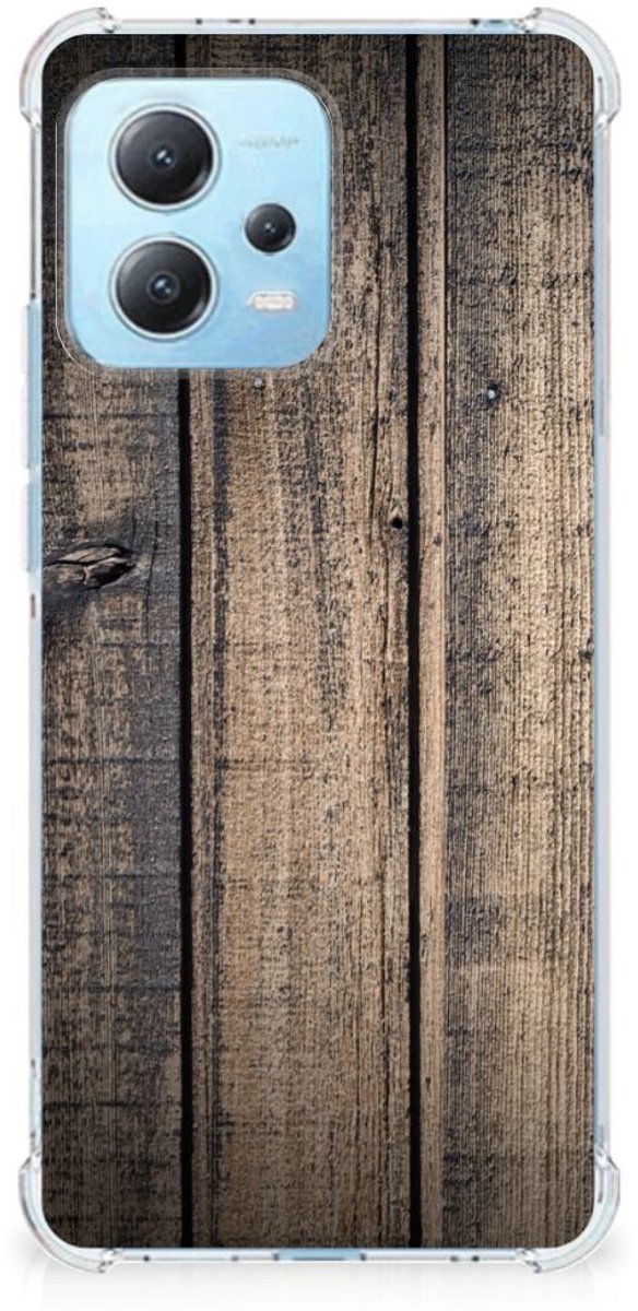 Xiaomi Redmi Note 12 5G Stevig Telefoonhoesje Steigerhout