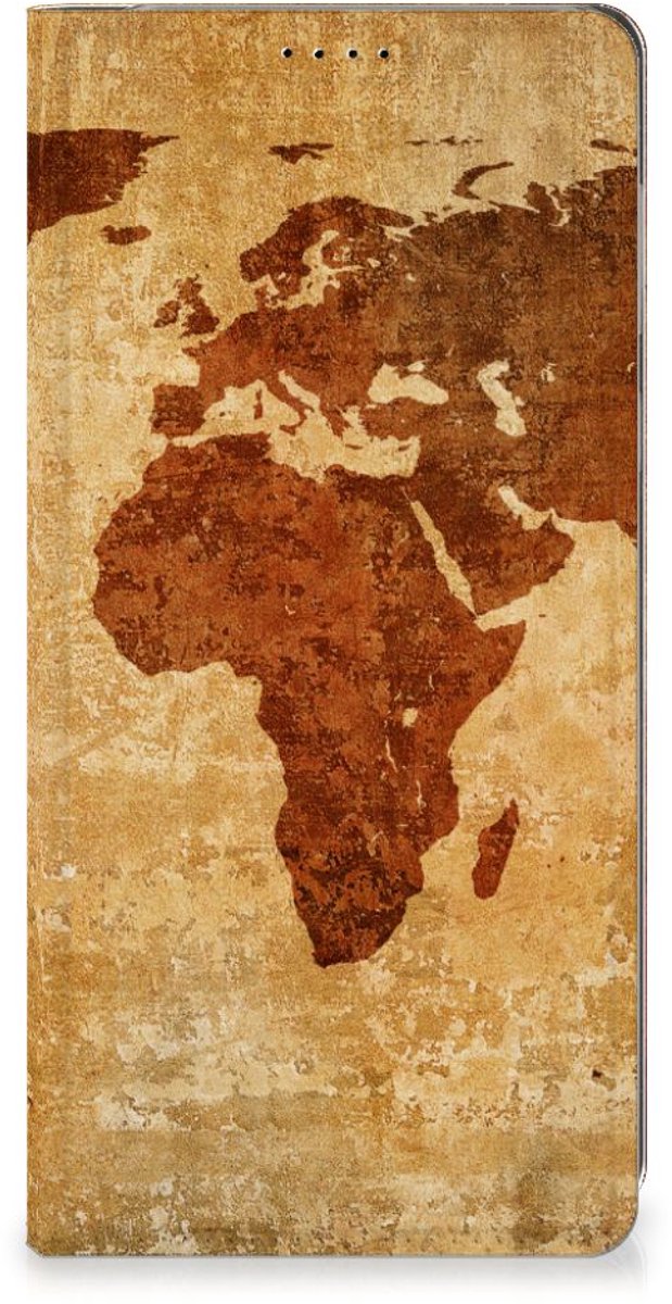 Motorola Edge 40 Neo Book Cover Wereldkaart