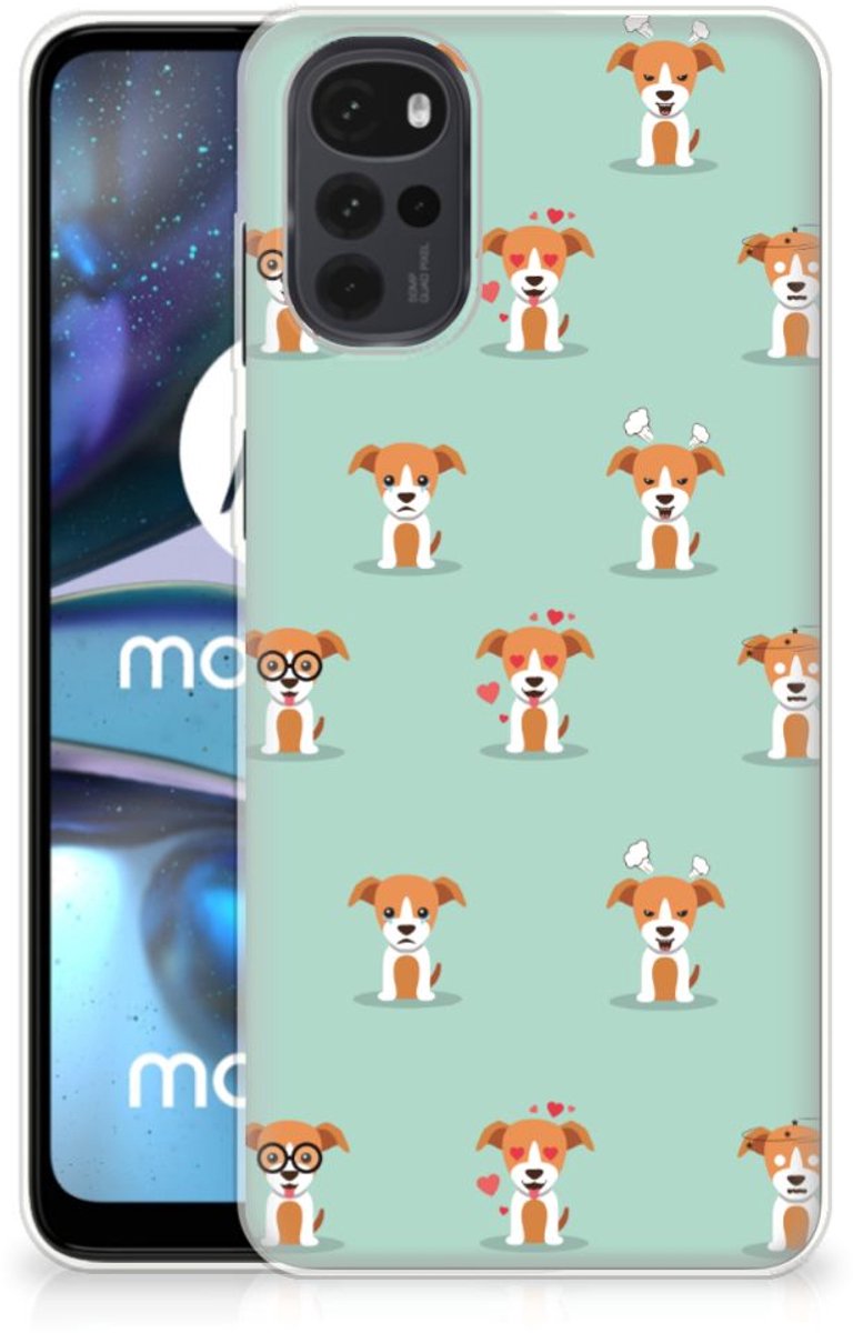 Motorola Moto G22 TPU Hoesje Pups