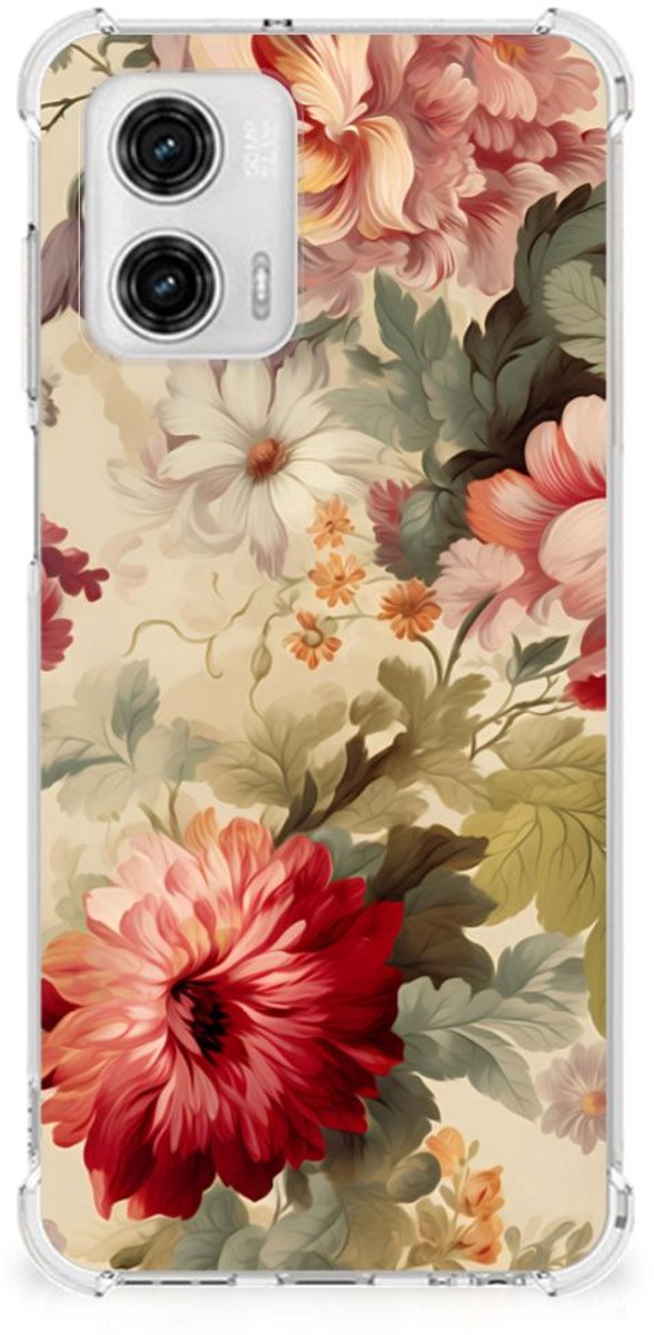 Case voor Motorola Moto G73 Bloemen