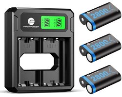 Oplaadstation met 3 batterijen geschikt voor de Xbox One Series X & Xbox One - Oplaadbare Batterij Set - Xbox Oplaadbare Accu