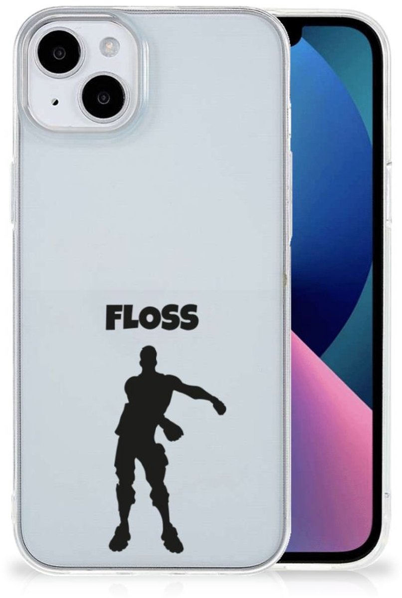 iPhone 15 Plus Telefoonhoesje met Naam Floss
