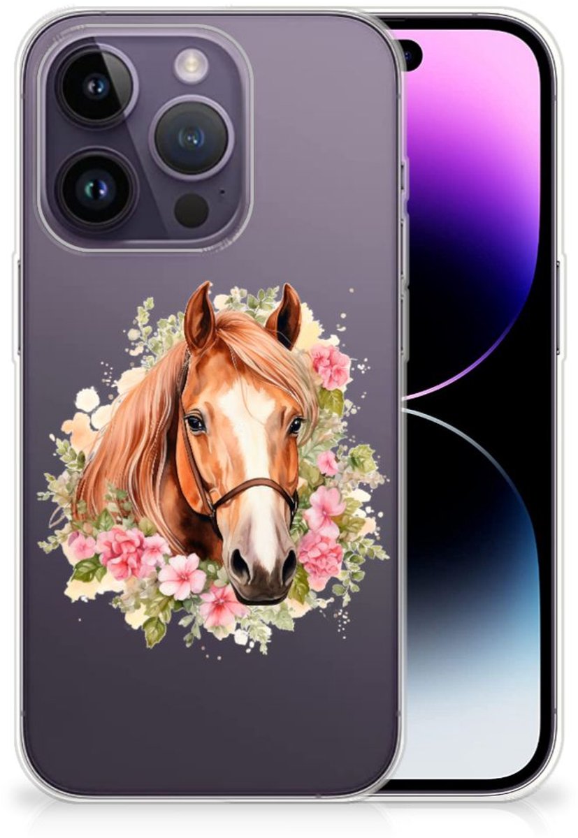 TPU Hoesje voor Apple iPhone 14 Pro Paard