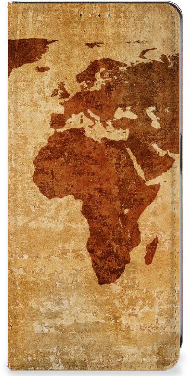 Standcase Hoesje voor OnePlus Nord CE 3 Lite Book Cover Wereldkaart