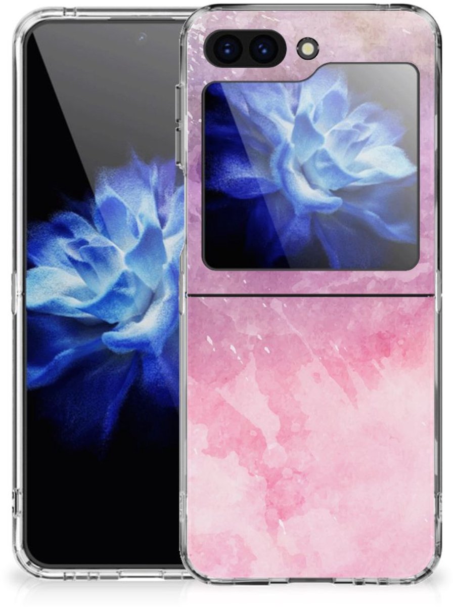 Hoesje maken Samsung Galaxy Z Flip 5 Pink Purple Paint