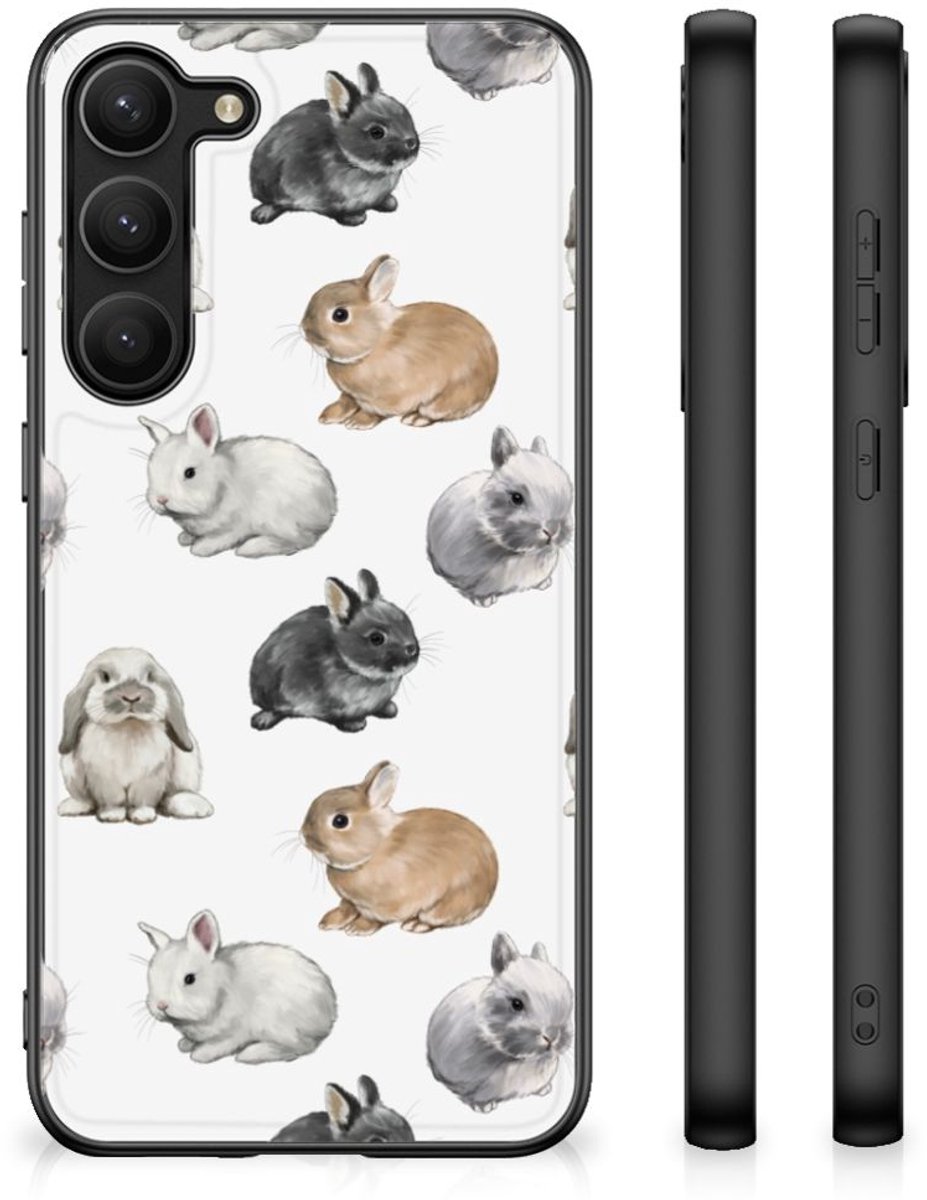 Dierenprint Telefoonhoesje voor Samsung Galaxy S23 Plus Konijntjes