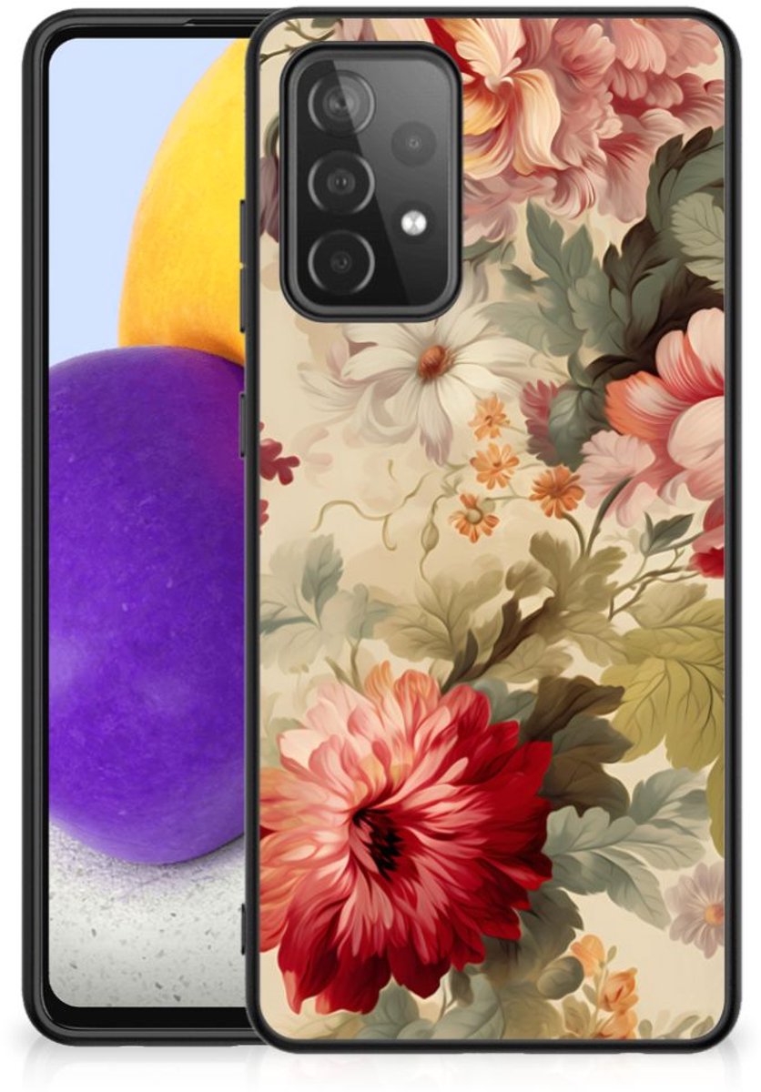Bloemen Hoesje voor Samsung Galaxy A72 (5G/4G) Bloemen