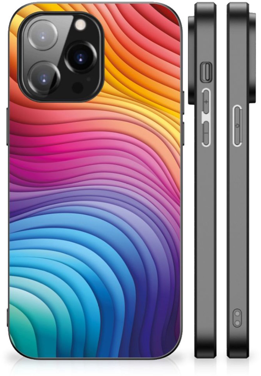 Backcover voor iPhone 14 Pro Max Regenboog
