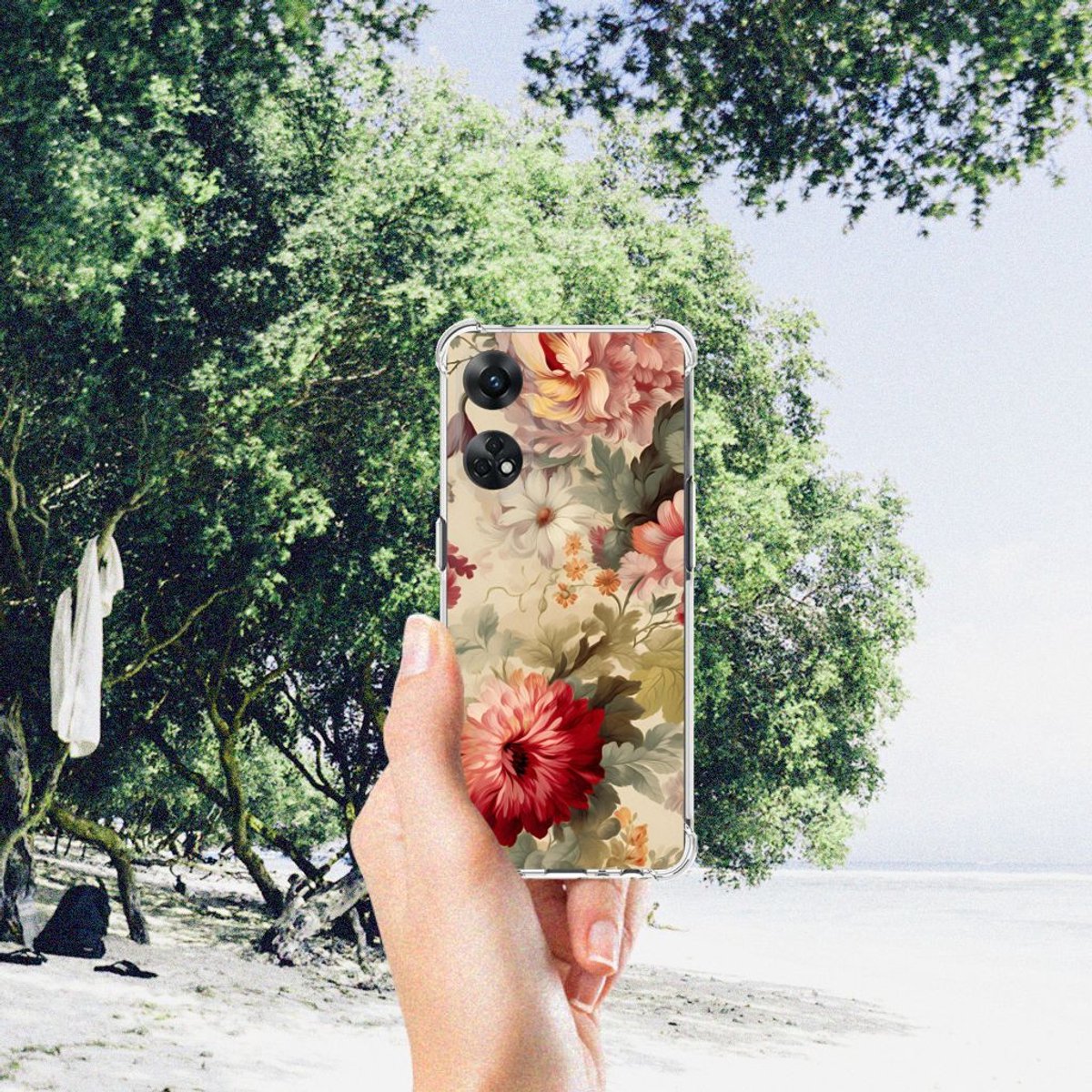 Case voor OPPO Reno8 T 4G Bloemen