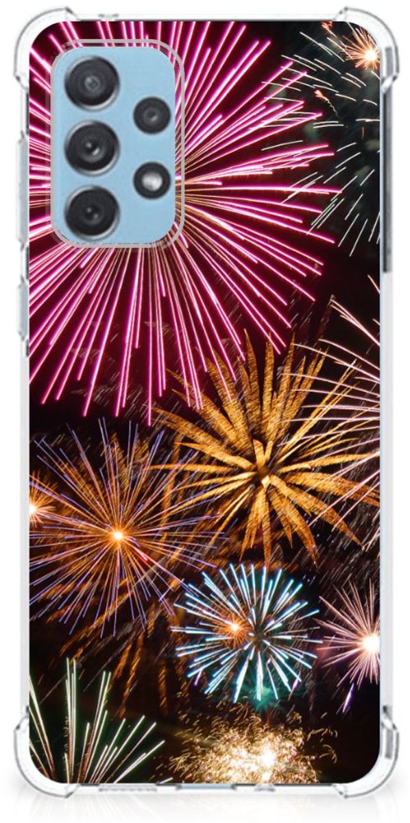 Samsung Galaxy A73 Anti Shock Bumper Case Vuurwerk