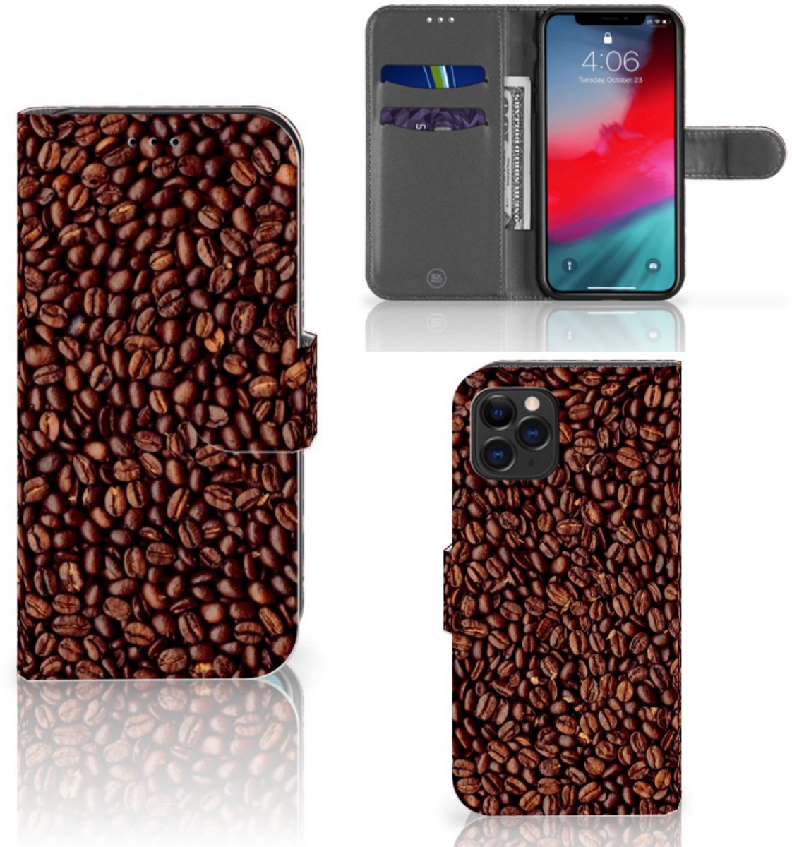 Apple iPhone 11 Pro Book Cover Koffiebonen