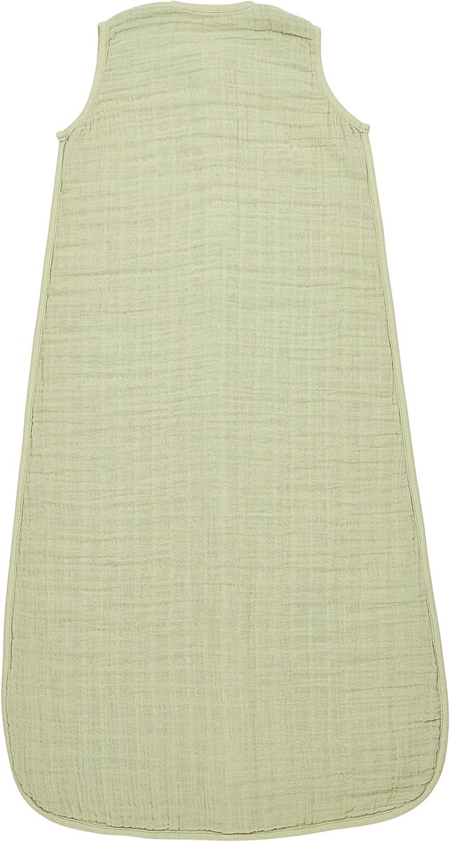 Meyco Baby Uni baby zomerslaapzak - pre-washed hydrofiel - soft olive - 60cm - 0.5 TOG van Merkloos — afbeelding 3