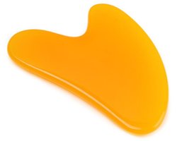 Gua sha steen- Oranje- GuaSha gezichtstool- guasha massage- Massagehulpmiddel-  Ontspanning