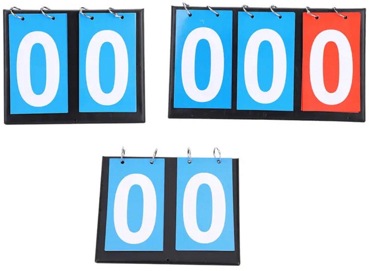 Nivard Scorebord - Padel -Tennis - Voetbal - Scoreborden - Rood/Blauw