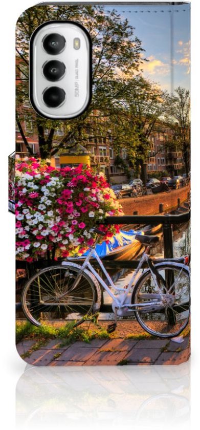 Protection Téléphone Motorola Moto G52 | Moto G82 Portefeuille Les Canaux D'Amsterdam