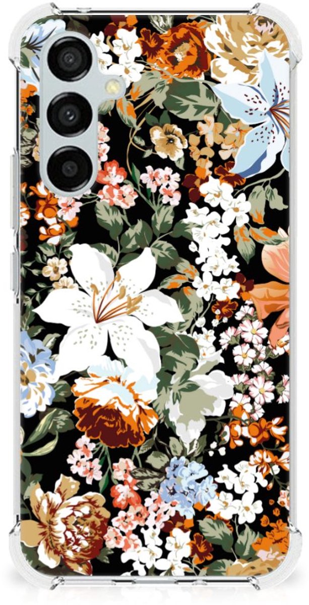 Case voor Samsung Galaxy A54 Dark Flowers