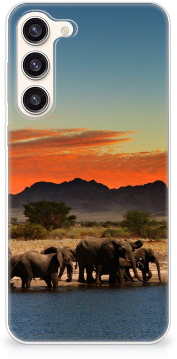 Samsung Galaxy S23 Plus TPU Hoesje Olifanten