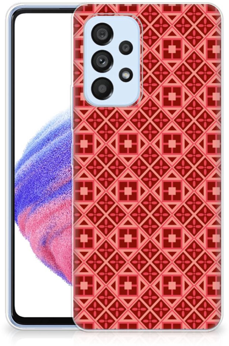 Samsung Galaxy A53 5G TPU bumper Batik Rood