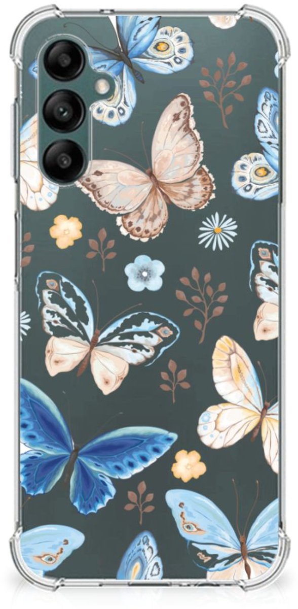 Case Anti-shock voor Samsung Galaxy A14 5G/4G Vlinder