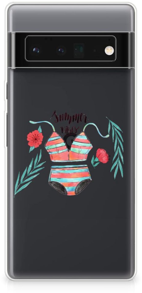 Google Pixel 6 Pro Telefoonhoesje met Naam Boho Summer
