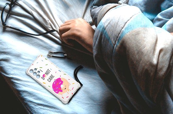 Coque pour téléphone portable Samsung Galaxy A13 4G Coque antichoc avec bordure transparente Donut