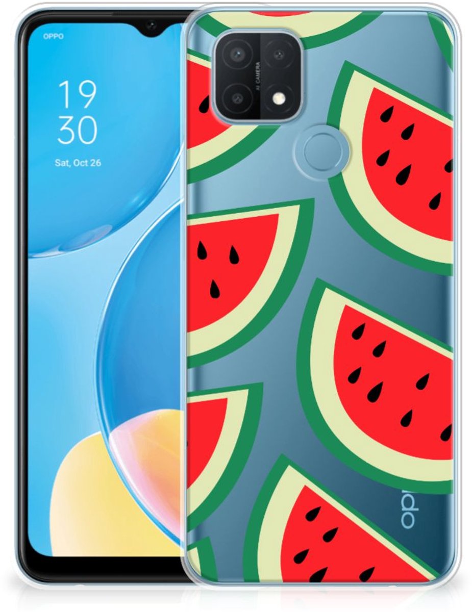 OPPO A15 Siliconen Case Watermelons