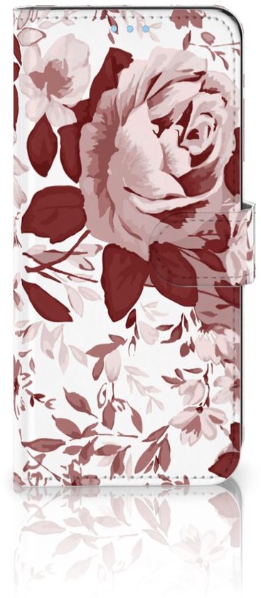 Bookcase OPPO A74 4G téléphone portable cas aquarelle Fleurs