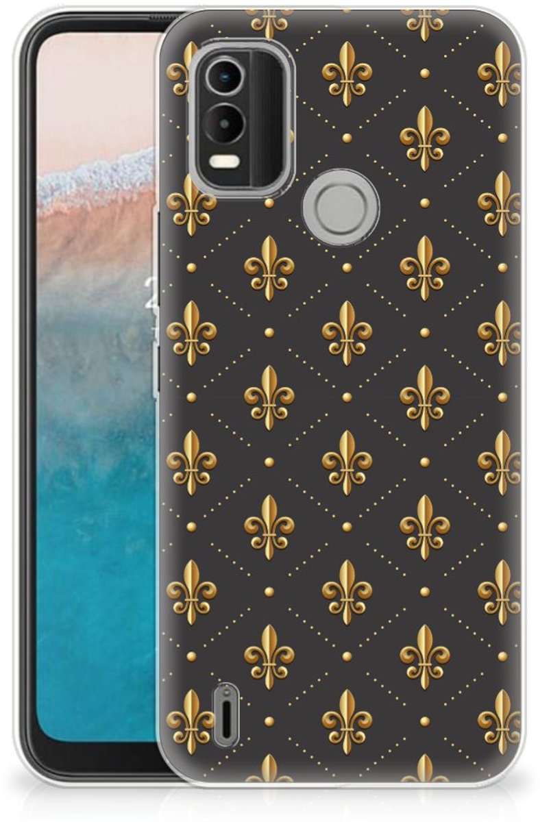 Nokia C21 Plus TPU bumper Franse Lelie
