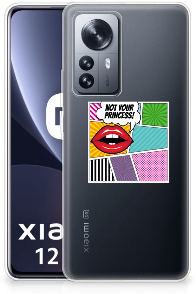 Xiaomi 12 Pro Silicone Back Cover Popart Princess