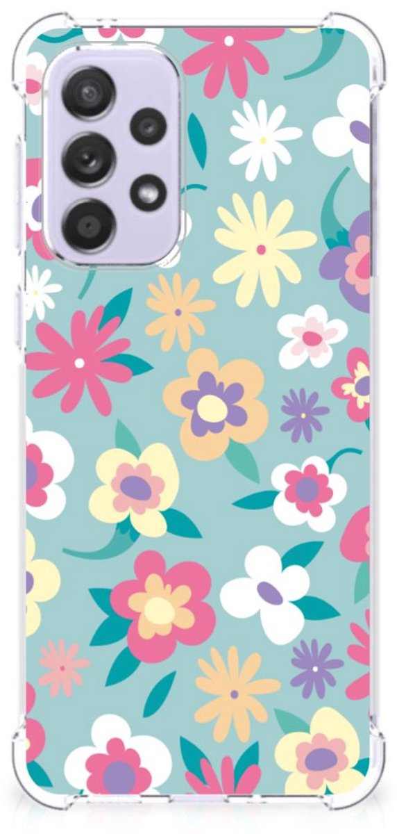 Back Cover voor Samsung Galaxy A33 Case Flower Power