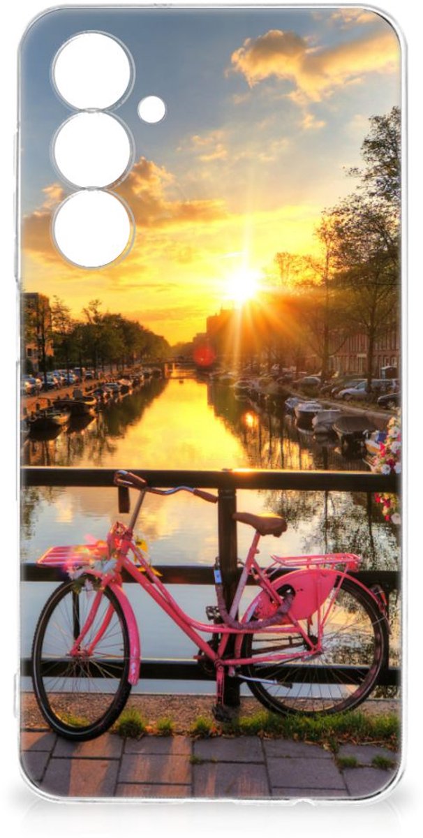 Back Cover voor Samsung Galaxy A54 5G Siliconen Back Cover Amsterdamse Grachten