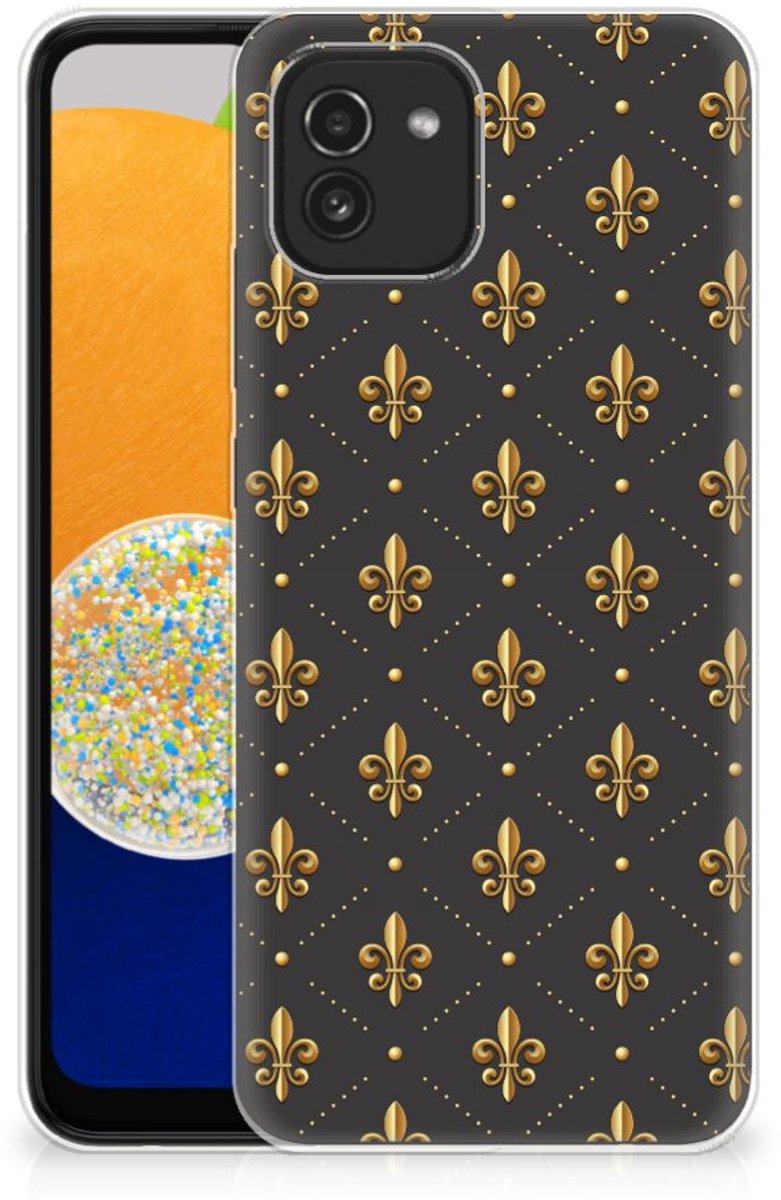 Samsung Galaxy A03 TPU bumper Franse Lelie