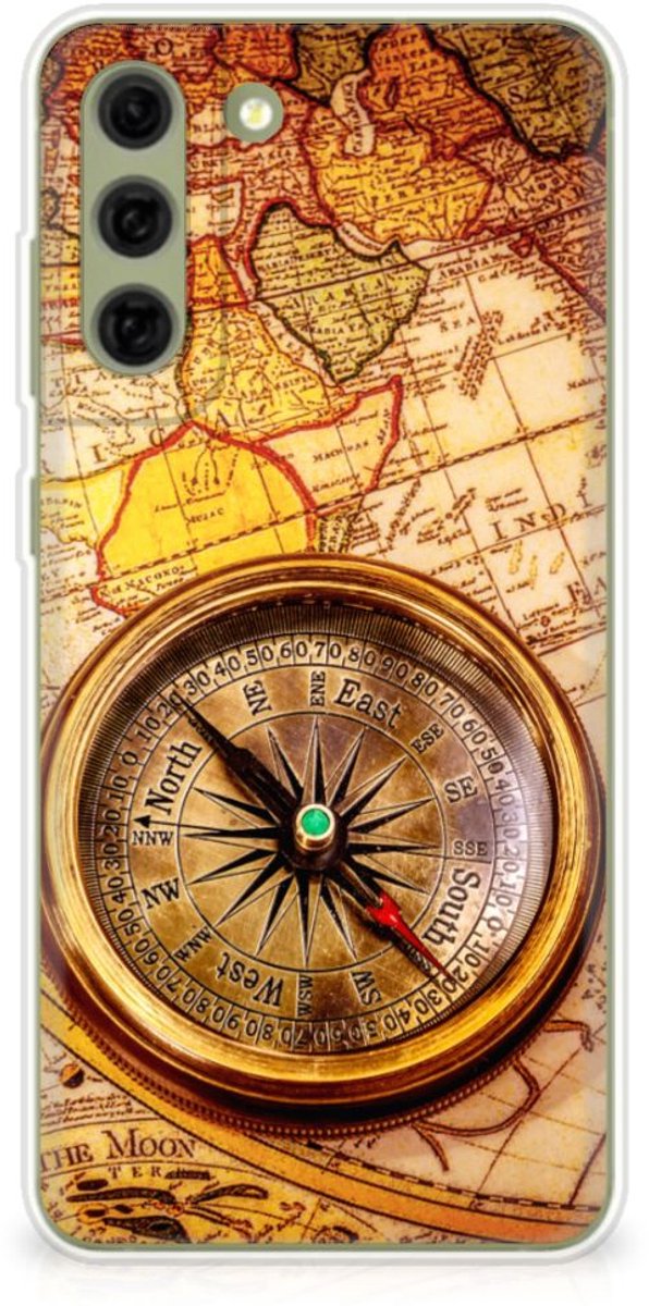 Samsung Galaxy S21FE Siliconen Back Cover Kompas