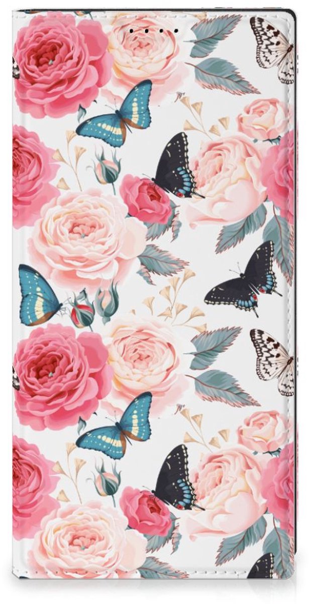 Samsung Galaxy S23 Ultra Smart Cover Butterfly Roses