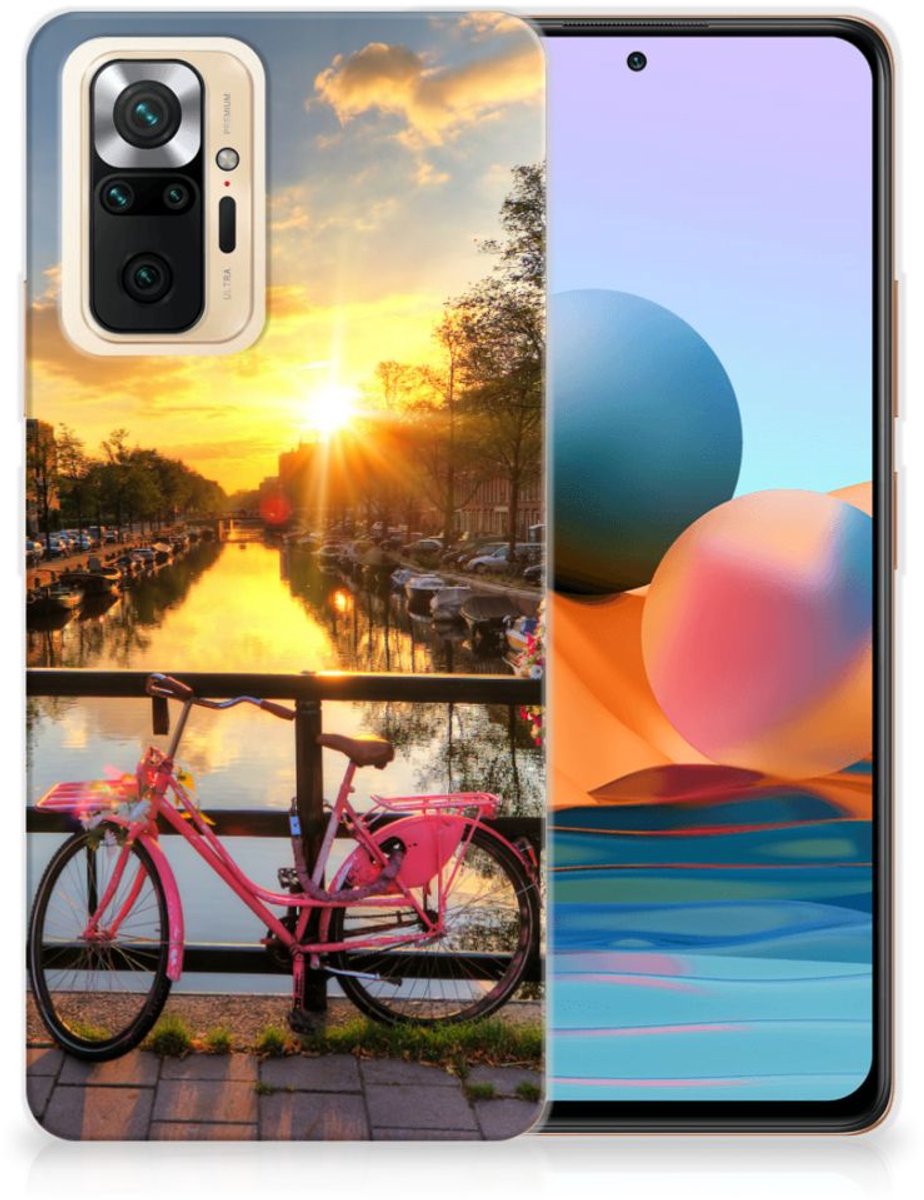 Xiaomi Redmi Note 10 Pro Siliconen Back Cover Amsterdamse Grachten