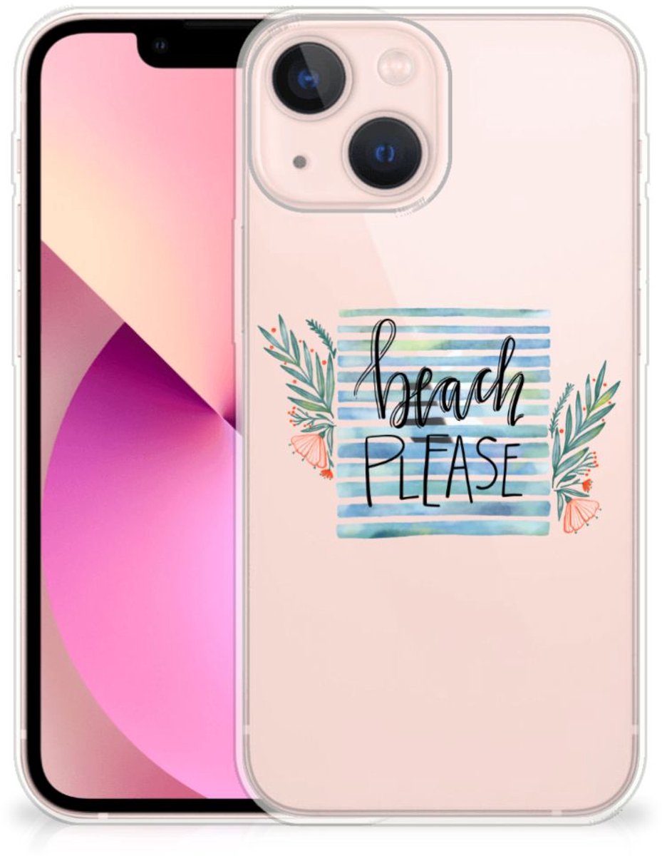 iPhone 13 mini Telefoonhoesje met Naam Boho Beach