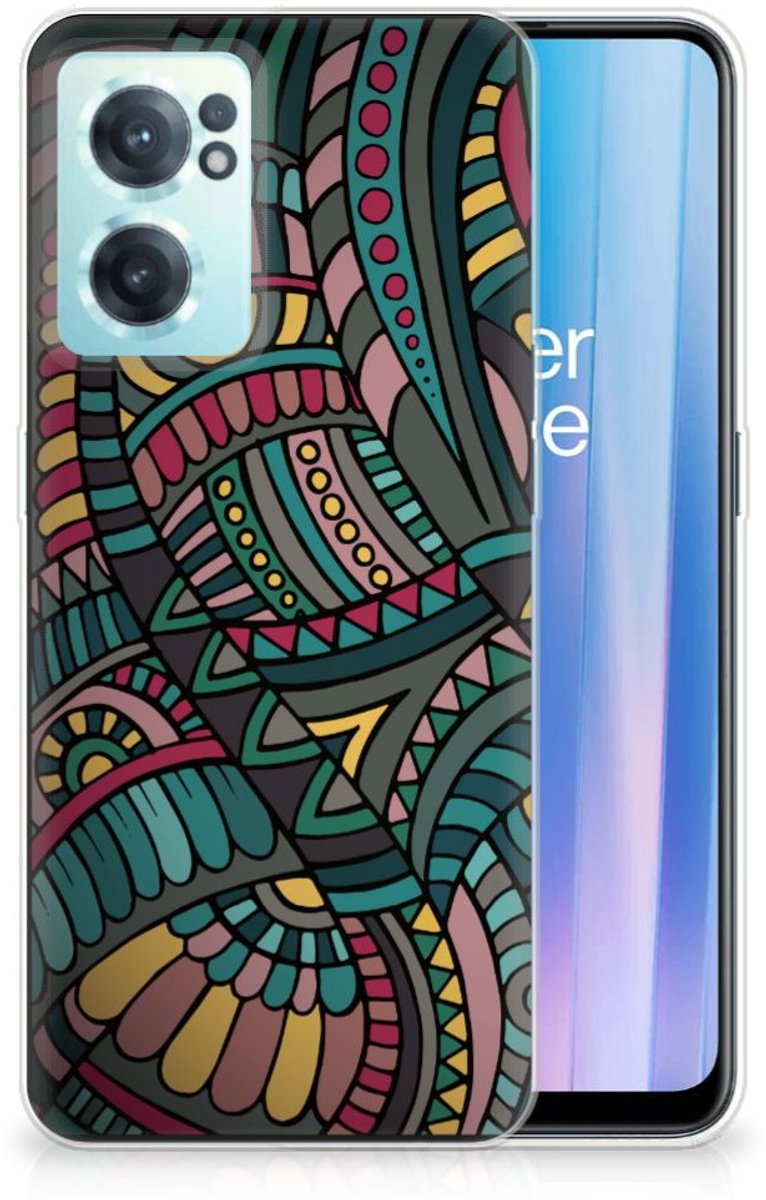TPU Hoesje voor OnePlus Nord CE 2 5G TPU bumper Aztec