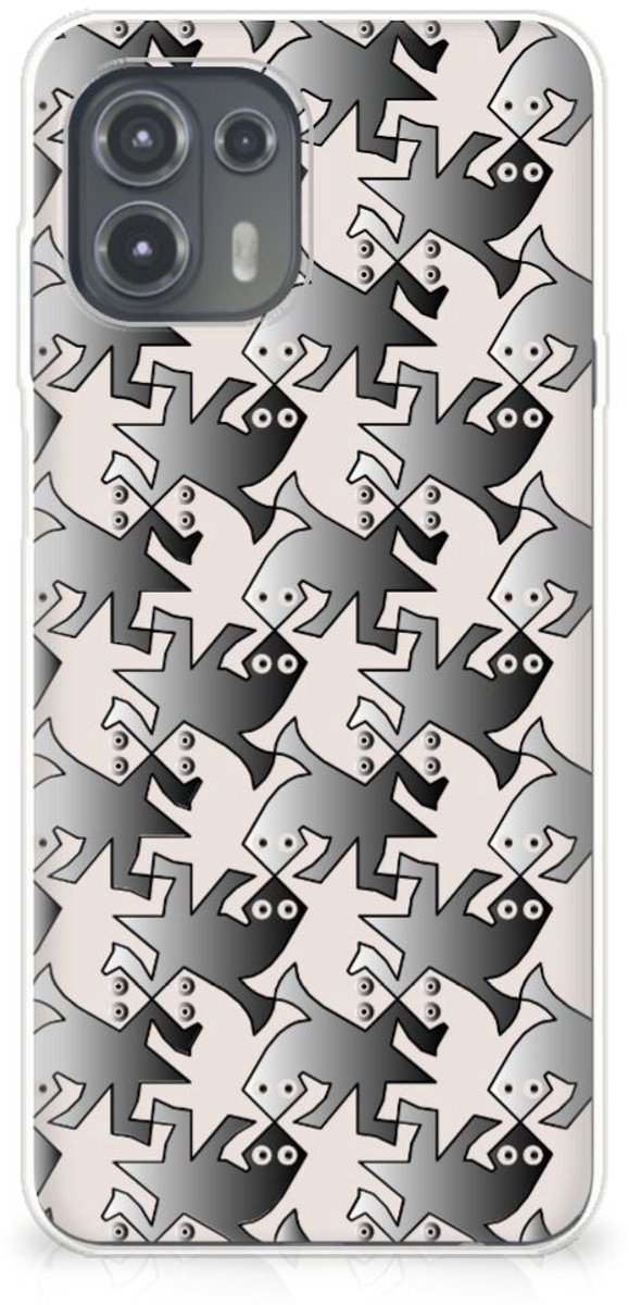 Motorola Edge 20 Lite TPU Hoesje Salamander Grey