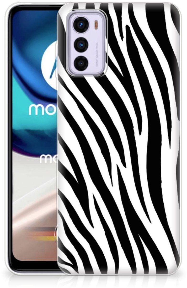 Motorola Moto G42 TPU Hoesje Zebra