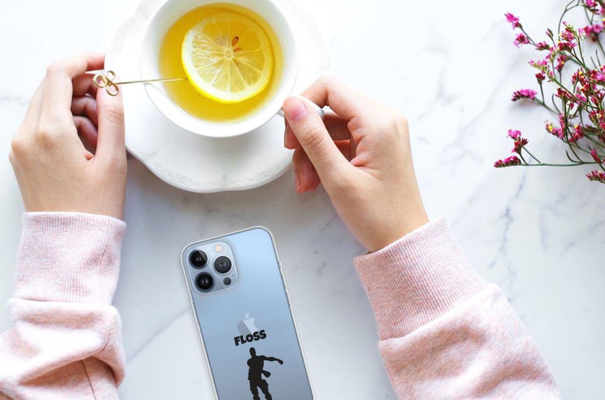 Apple iPhone 13 Pro Telefoonhoesje met Naam Floss