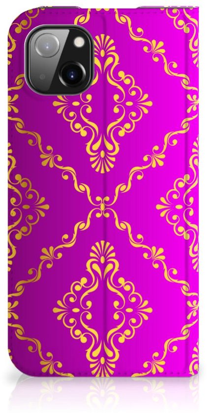 Coque de téléphone avec photo iPhone 14 Plus Smart CoverCase Baroque Rose