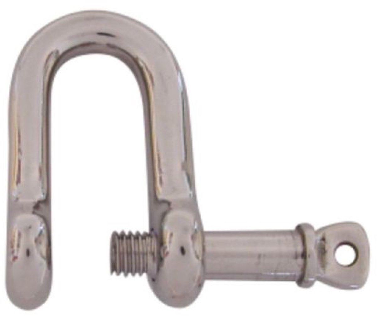 D-sluiting rvs captive pin 10mm bulk