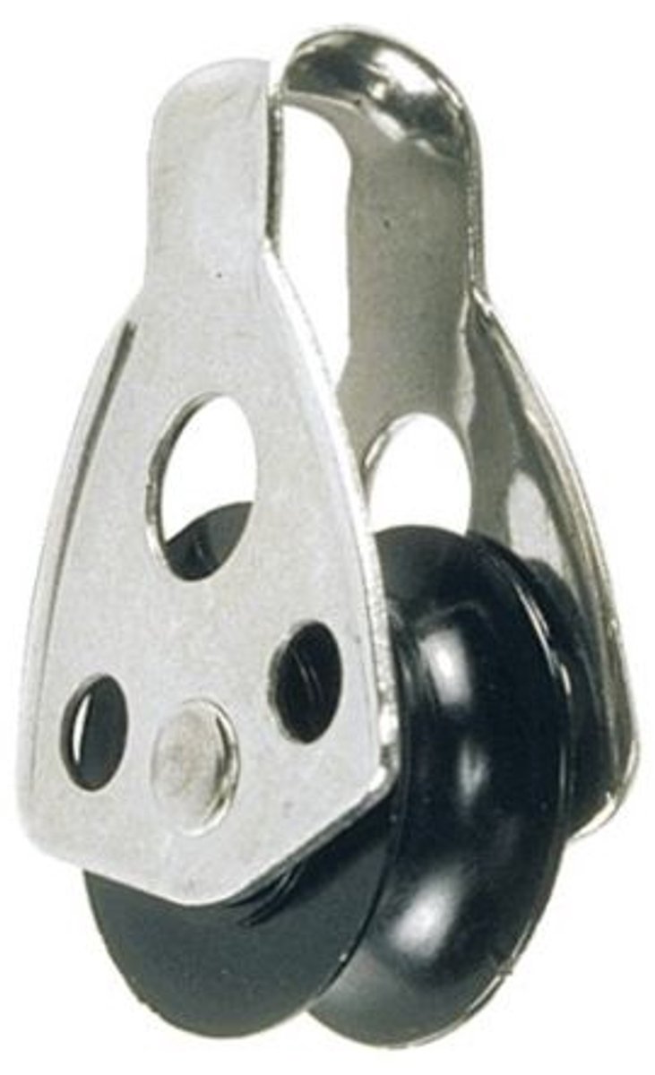 Vlaggelijnblok nylon 22mm