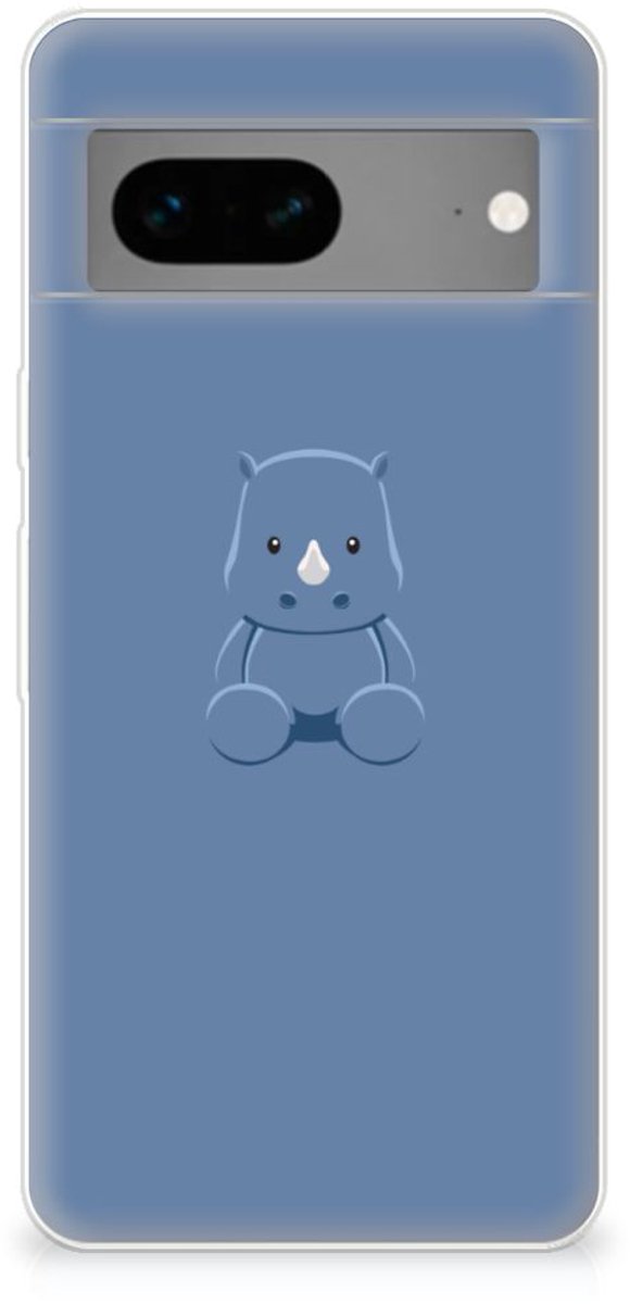 Google Pixel 7 Telefoonhoesje met Naam Baby Rhino