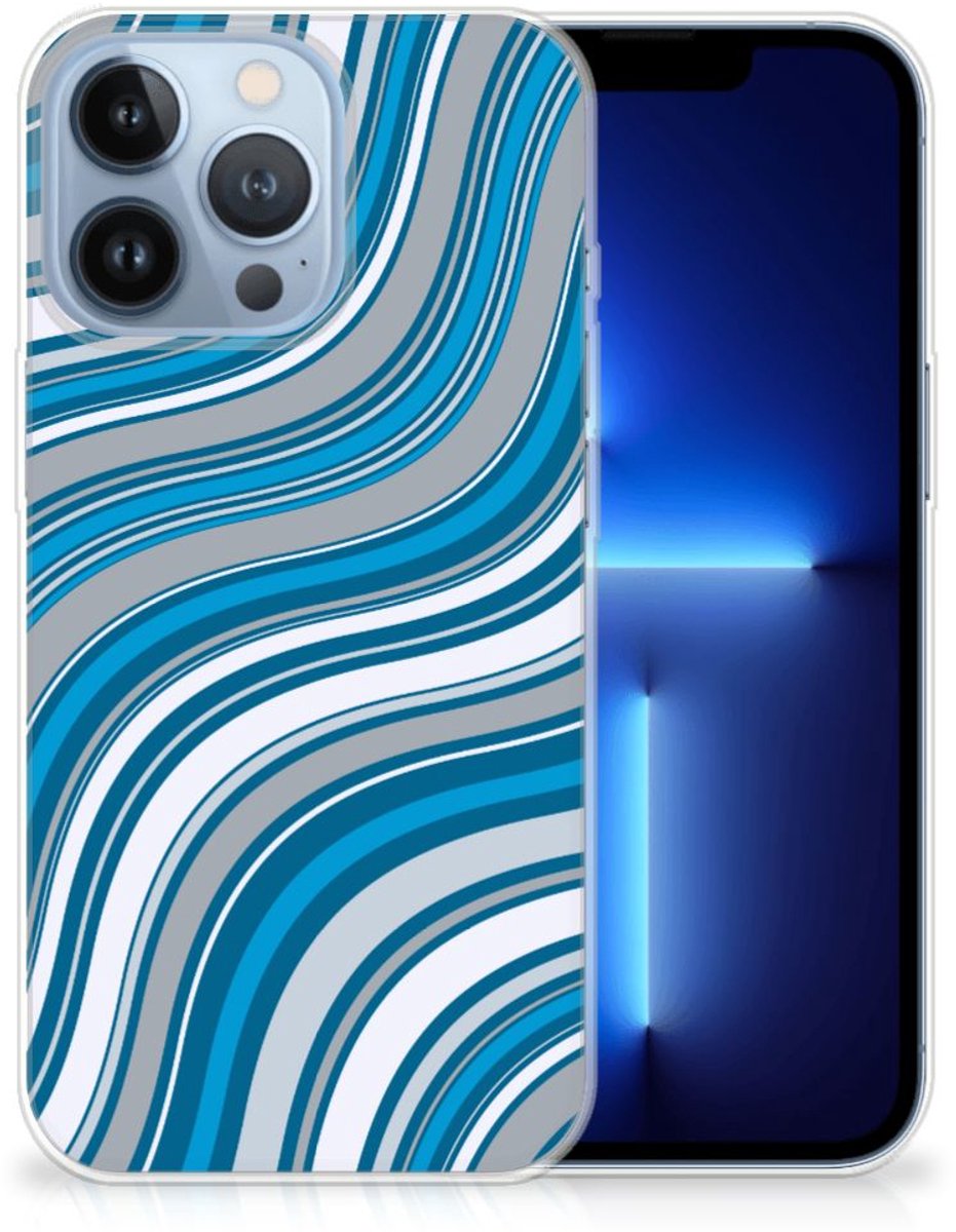 Apple iPhone 13 Pro TPU bumper Waves Blue