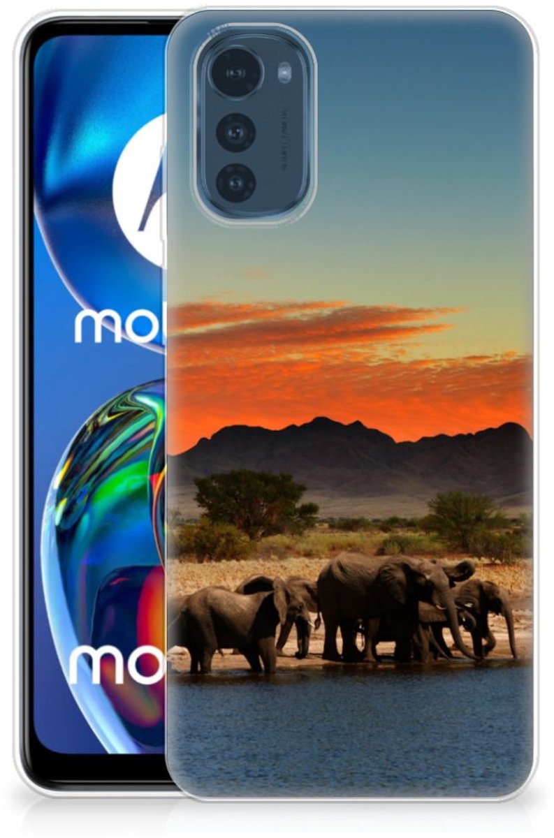 Motorola Moto E32/E32s TPU Hoesje Olifanten