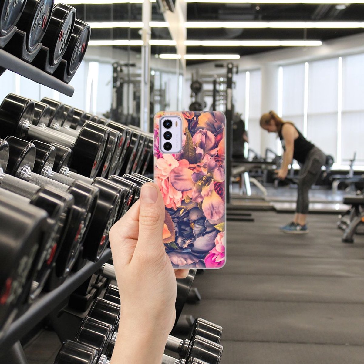 Motorola Moto G42 TPU Case Bosje Bloemen