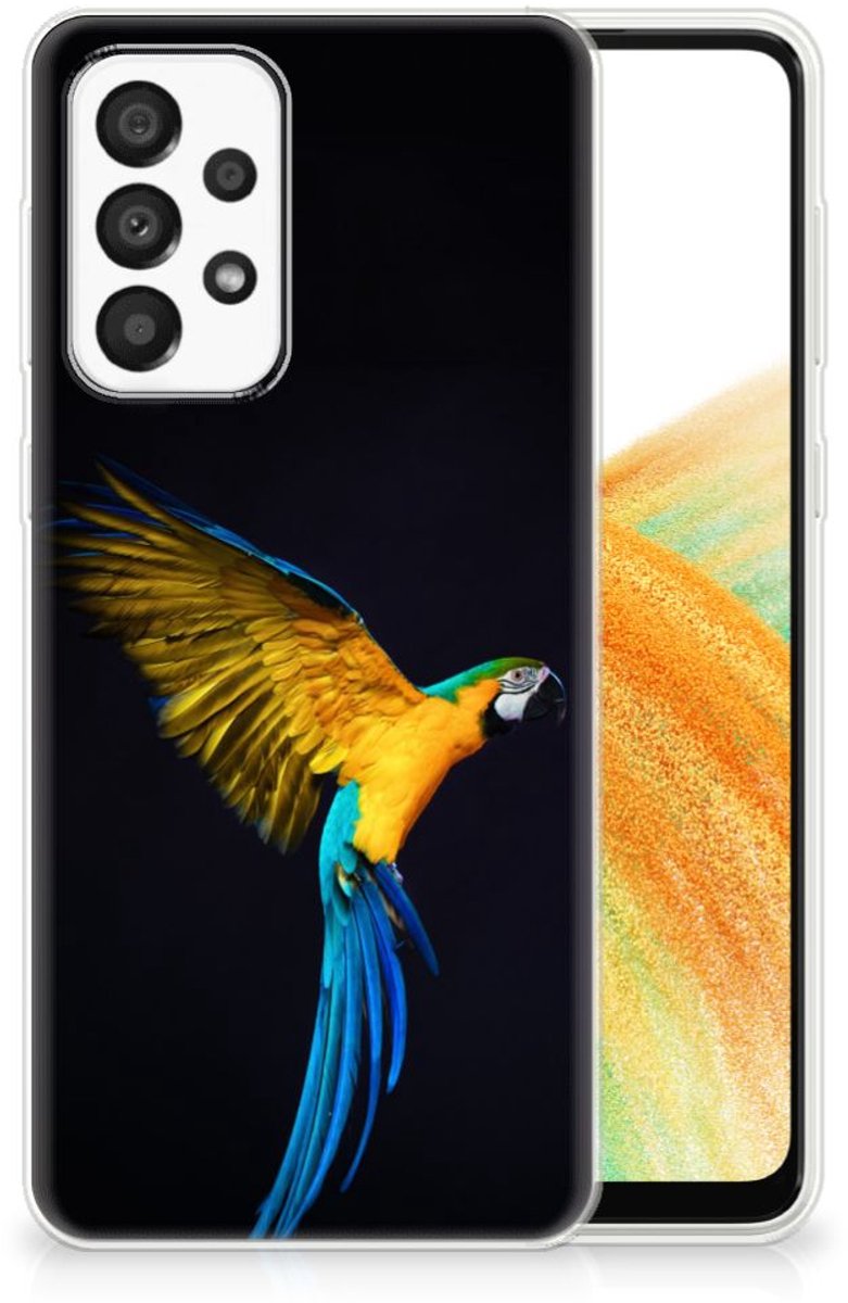 Samsung Galaxy A33 5G TPU Hoesje Papegaai