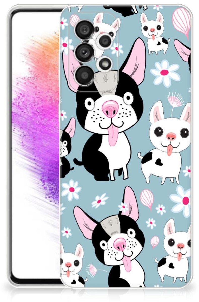 Samsung Galaxy A73 5G TPU Hoesje Hondjes