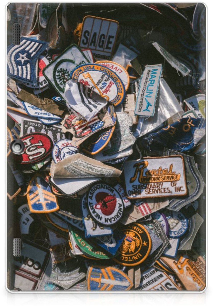 Lenovo Tab 10 | Tab 2 A10-30 Tablet Backcover met foto Badges